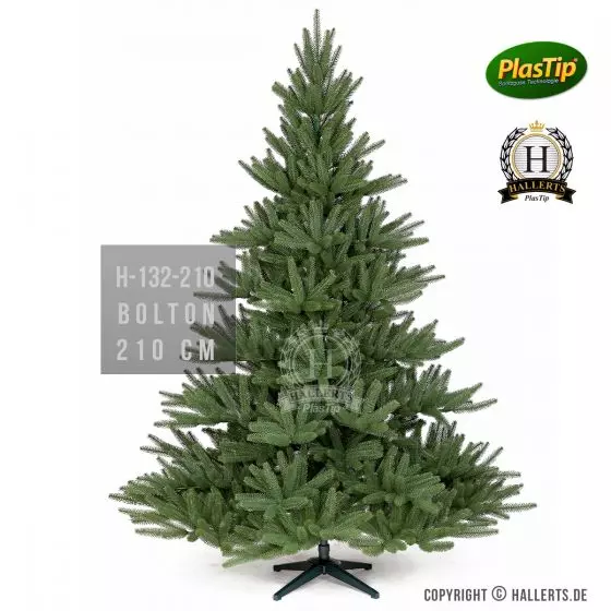 künstlicher edler Spritzguss Weihnachtsbaum Bolton 210cm