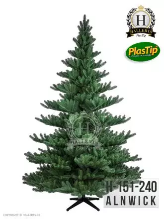künstlicher Spritzguss Weihnachtsbaum PREMIUM Nordmanntanne Alnwick 240cm