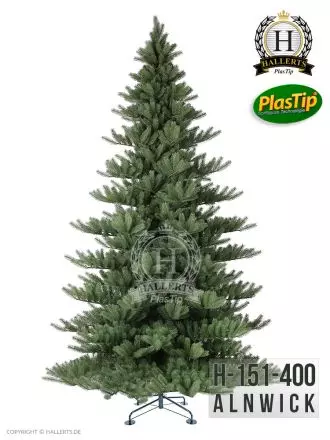 künstlicher Spritzguss Weihnachtsbaum PREMIUM Nordmanntanne Alnwick ca. 400cm 