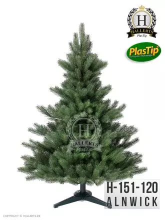 künstlicher Spritzguss Weihnachtsbaum PREMIUM  Nordmanntanne Alnwick ca. 120cm