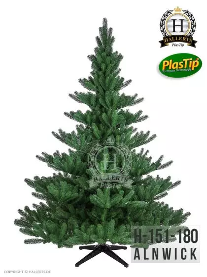 künstlicher Spritzguss Weihnachtsbaum Nordmanntanne Alnwick 180cm Premium