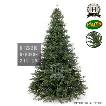 künstlicher Weihnachtsbaum 210cm Spritzguss Nobilis Edeltanne Oxburgh