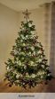 künstlicher Weihnachtsbaum 210cm Spritzguss Edeltanne Hamilton Kundenfoto mit Beleuchtung