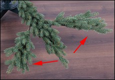 Spritzguss Weihnachtsbaum Oxburgh 180cm